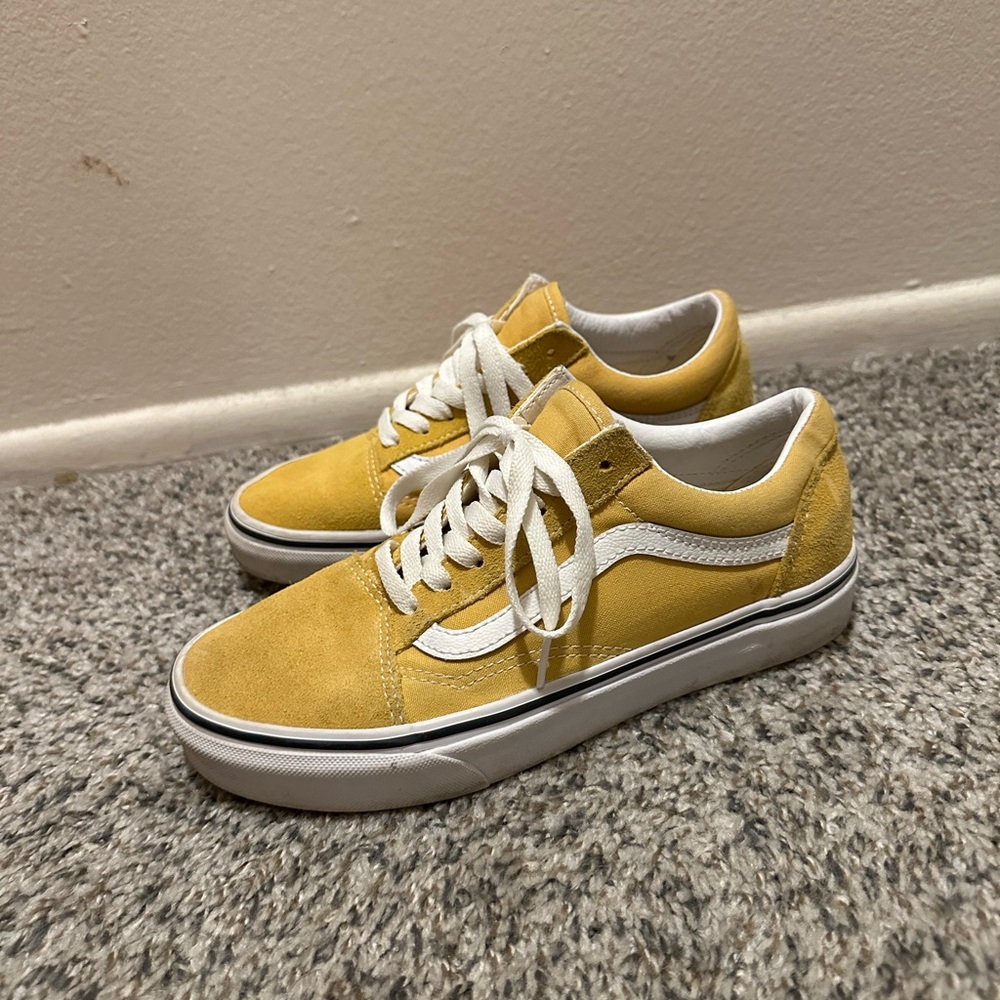 Vans Women’s Bright Yellow Sneakers - Picture 7 of 9